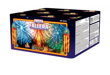 El Gato Fireworks Silvester Feuerwerk Batterie "Fiesta Fallera" 100 Schuss